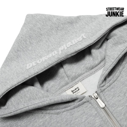 Zip-Up Hoodie Grey