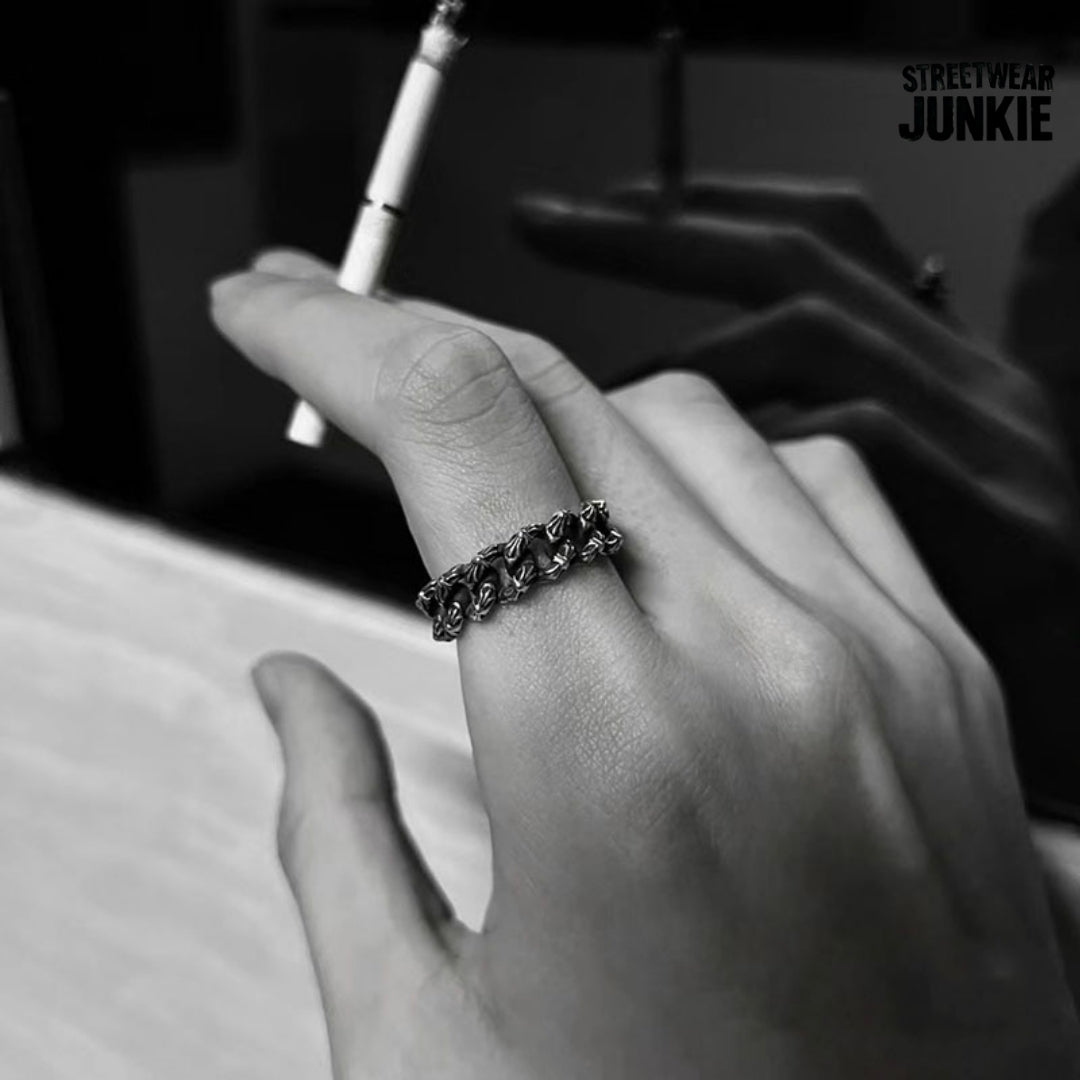 Silver Chrome Ring