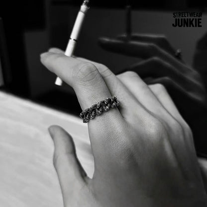 Silver Chrome Ring