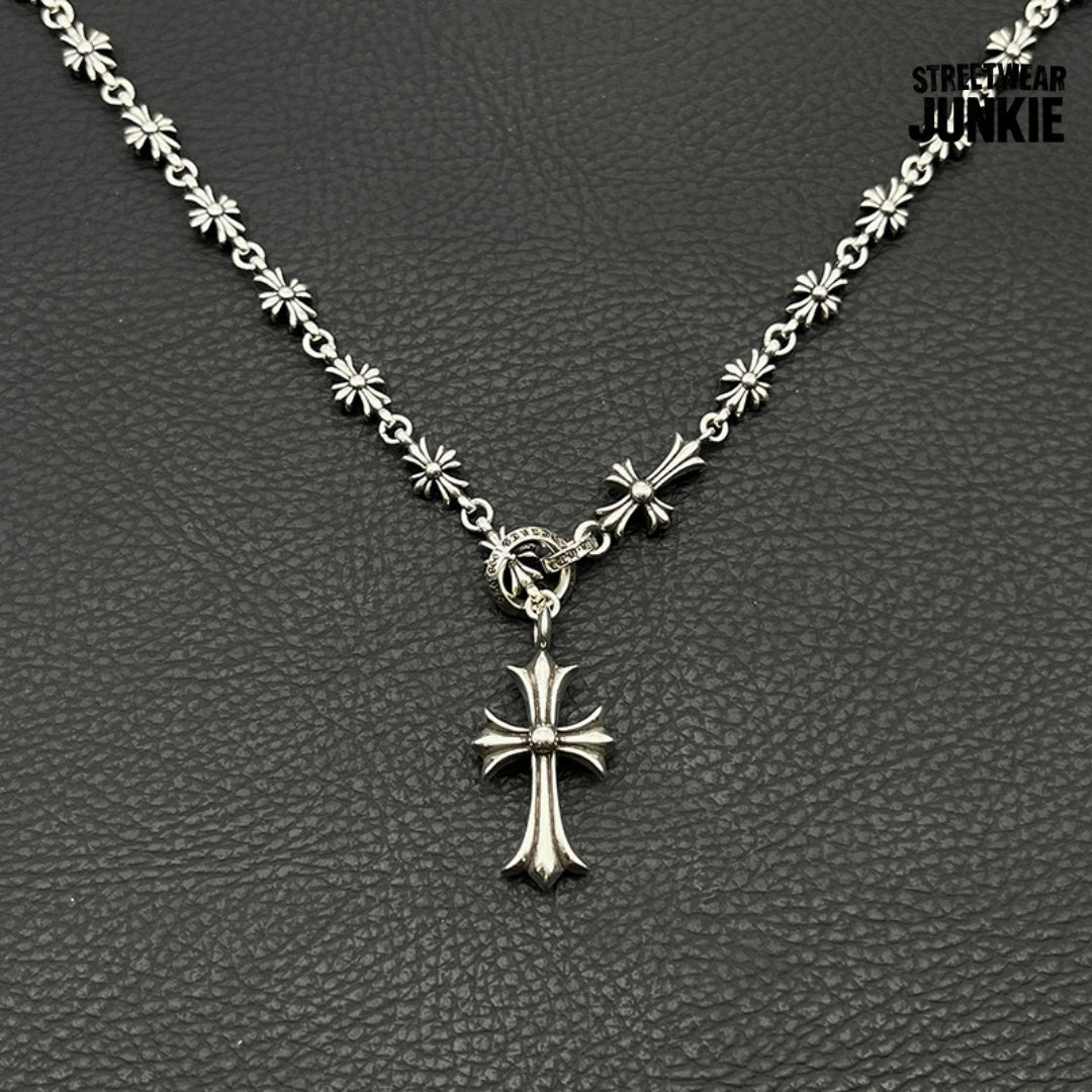 Silver Cross Chain