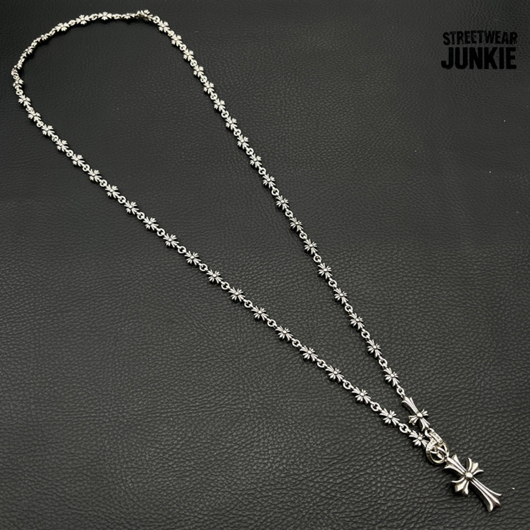 Silver Cross Chain