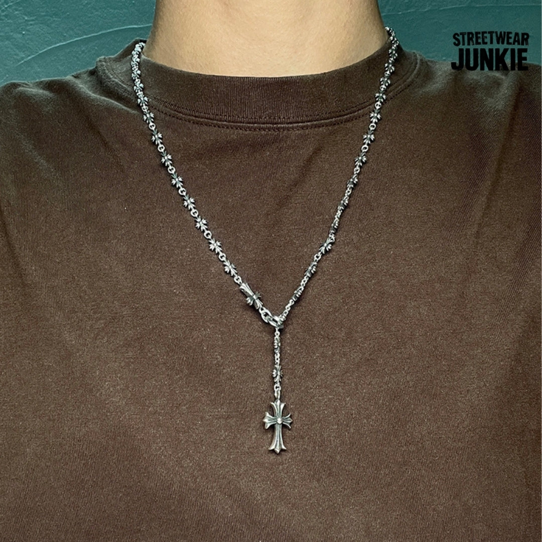 Silver Cross Chain