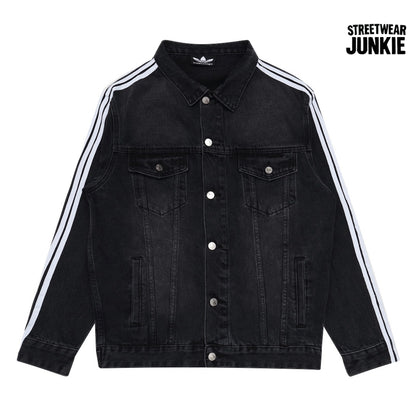 Striped Jean-Jacket