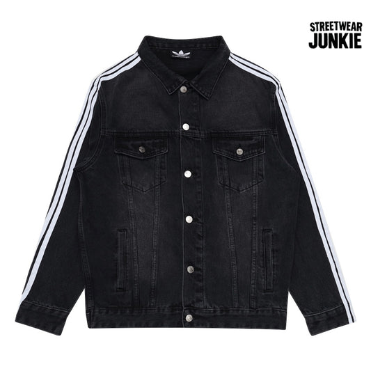 Striped Jean-Jacket
