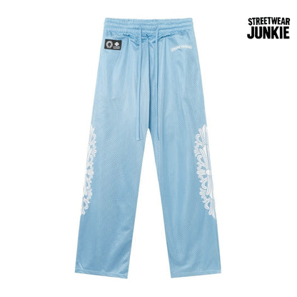 Mesh Sporty Sweatpants